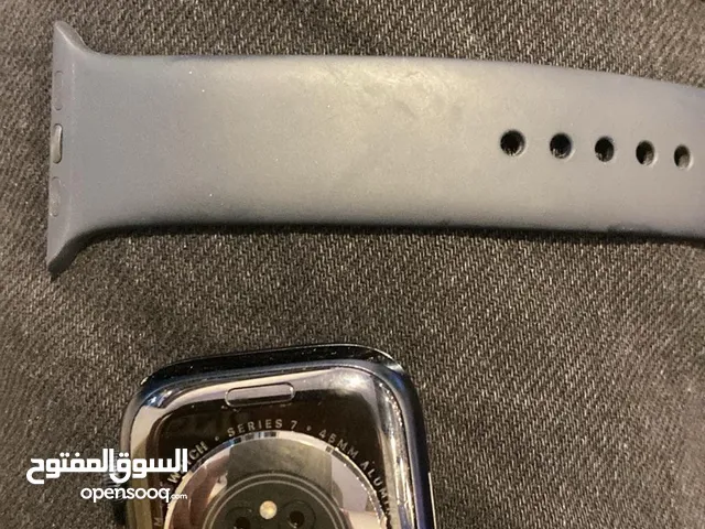 ساعة ابل وتش s7 استعمال شخصي الساعة انظيفة انظيفة بتارية