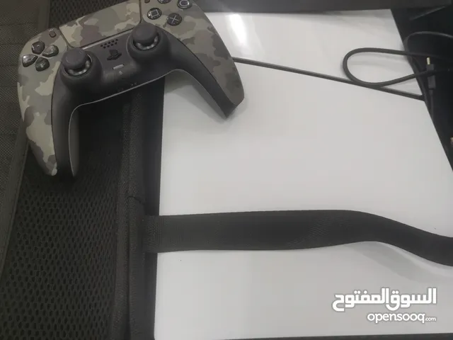 PS5 Slim Digital سوني 5 سلم ديجتال استعمال خفيف  يده جيشيه أصليه والوايرات  الأصليه  جهاز نظيف جدا ج