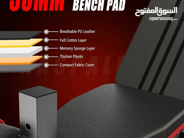 مقعد رفع الأثقال قابل للتعديل مقعد تمارين كامل الجسم قابل للطي مع 7 أوضاع لرفع الأثقال قابل للطي