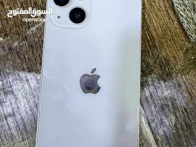 iPhone 13 بطاريه 100 ضمان ماستر غراضه موجود كامله ذاكرة 128 لون ابيض جديد مجرد مفتوح من الكارتون