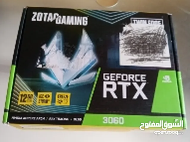 كرت شاشه زوتيك 3060 RTX 12GB RAMm GDDR6 GPU