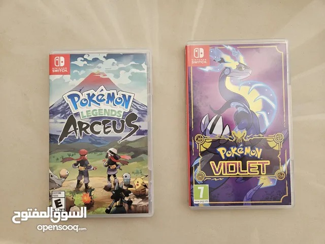 Nintendo Switch Pokemon Legends Aceus & Pokemon Violet