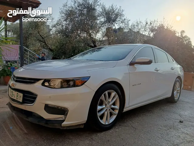 شيفروليت ماليبو موديل 2017 ترخيص وتامين شامل لشهر 6/2026 للبيع بسعر 65000 شيكل