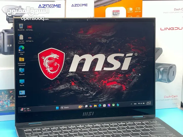 msi summit e13 flip evo لابتوب اخو الجديد ام اس اي سوميت 13 نظافة 99% مع ملحقاته كامله