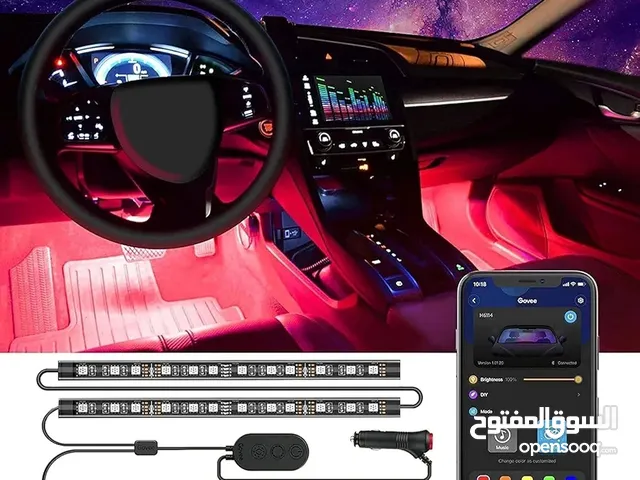 Govee rgb led strip نشرة كوفي للسيارة تخلي سيارتك الحلوة احلى و القعدة بيها امتع تفاعلية