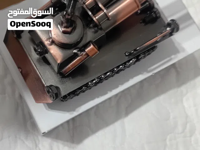 مجسم مدفع حربي معدني (Vintage) مميز - قطعة فنية للديكور والمكاتب