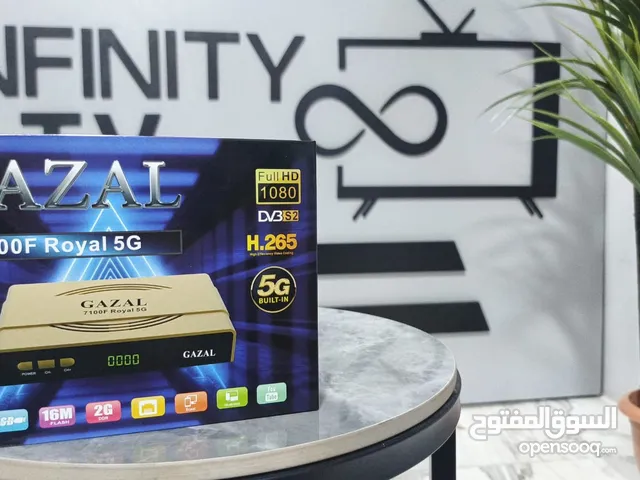 ريسيفر غزال Royal5G F7100 مع اشتراك لمده 10 سنوات من معرض انفنتي للشاشات والرسيفرات