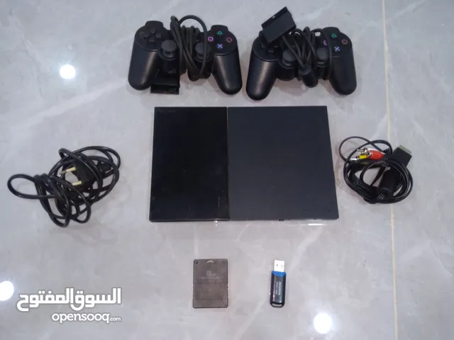 بلاي ستيشن2 مستعمل مع اغراضه جميآ السعر 60