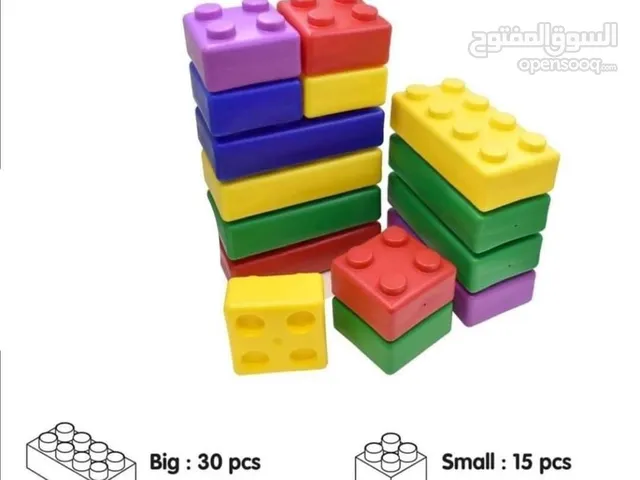 ليقو آمن وطري للاطفال مغلق من جميع الجهات ضد الكسر طقم 45 قطعة.