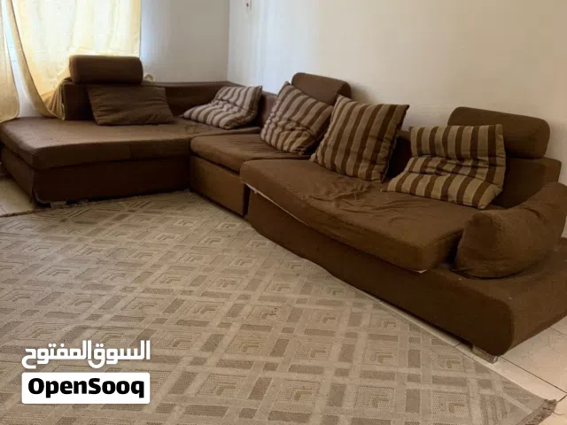 كنب للبيع لون بني