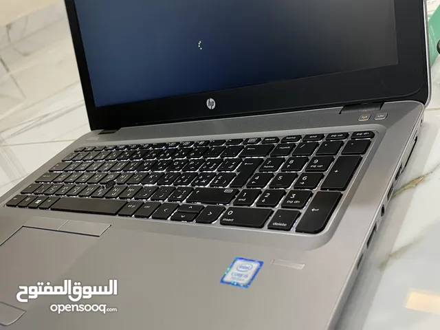 لابتوب HP بحالة لجديد Core i5-GEN7 كامل بصمة كيبورد مضئ صوت عالي بسعر حرق