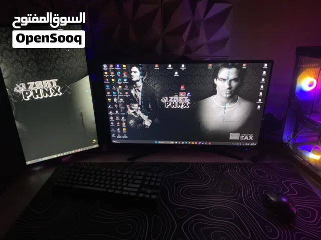 للبيع سيت اب كامل مع شاشتين و ستاند شاشه