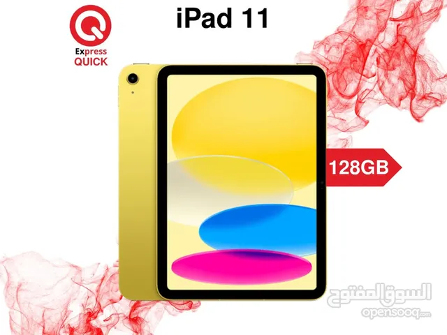 APPLE IPAD 11 ( A16 ) (128GB ) NEW /// ايباد 11 ذاكره 128 جيجا معالج اي 16 الجديد كليا