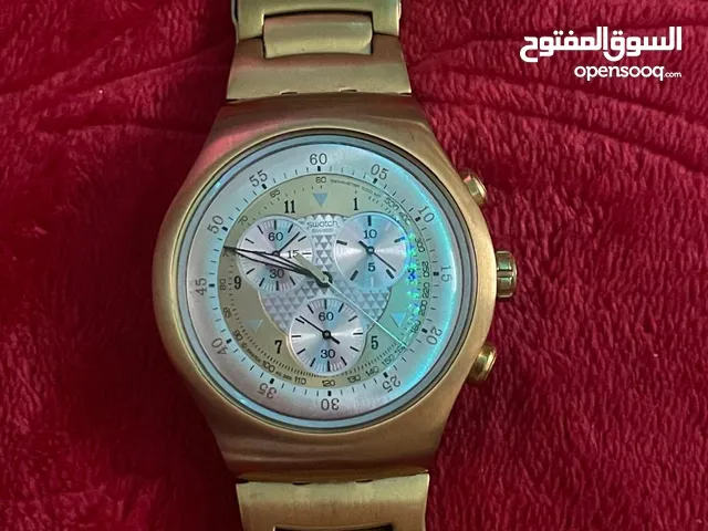 SWATCH IRONY ساعة مستعملة من سواتش أصليه وبحالة ممتازة ومن الموديلات الأنيقة للجنسين