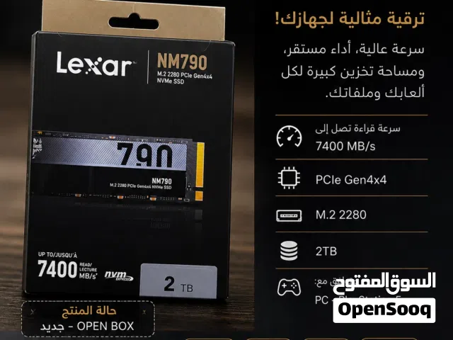 للبيع: Lexar NM790 2TB NVMe SSD