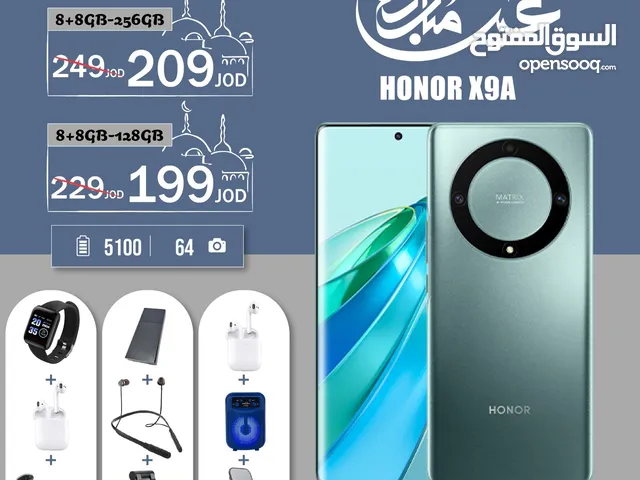 هونور X9a الذاكرة 128G الرام 8G مع بكج من اختيارك بسعر محروق honor