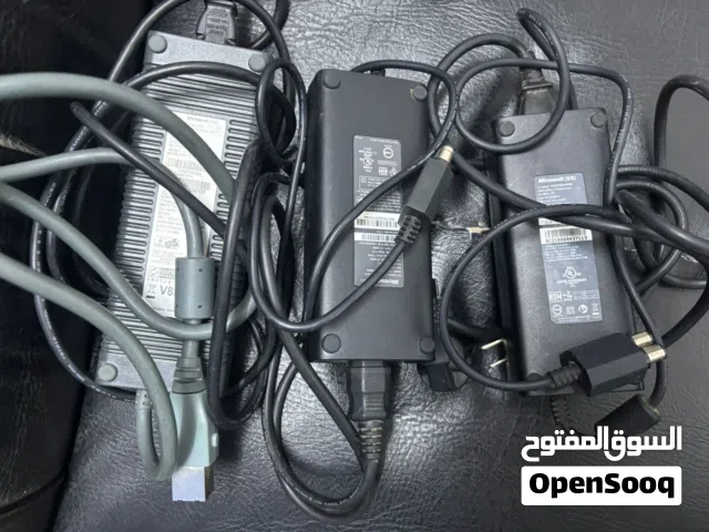 3 محولات اكس بوكس xbox اصليات مستعمله نظيفة جدا السعر للمجموعه كامله