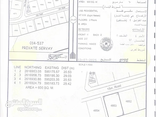 (انا المالك) أرضين شبك سكنيات فـ بركاء / الهرم شمال (ثاني خط من الشارع)