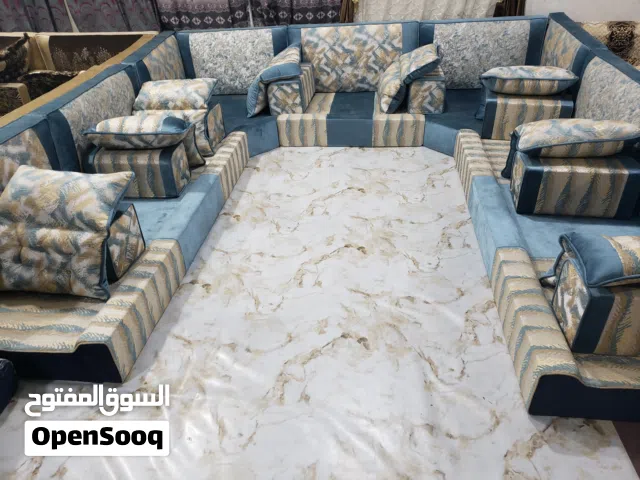 مجلس عربي جاهز قماش فاخر لون ناد ر