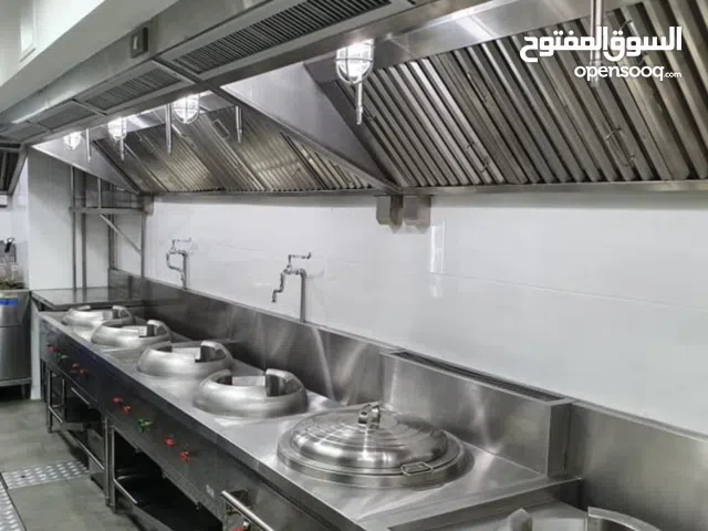 للايجار مطبخ مركزي بمنطقة صباح السالم مساحة 1050 متر مربع ايجار شهري 12 الف دك مع وجود منزل سيارات
