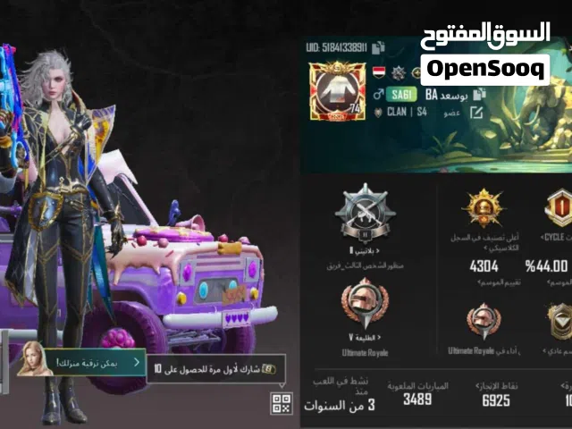 Pubg Accounts and Characters for Sale in Sana'a