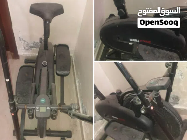 جهاز بسكليت وكروس رياضي   ماركة WORLD FITNESS الرياضي