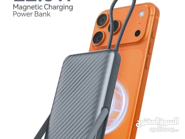 10,000mAh Magnetic Wireless Power Bank with Stand & LED Display – 15W Fast Charging, USB-C Integrate