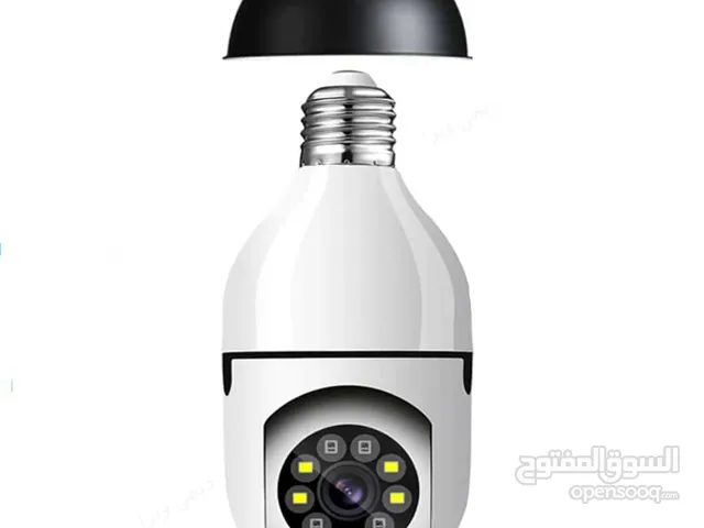 Lamp camera with microphone