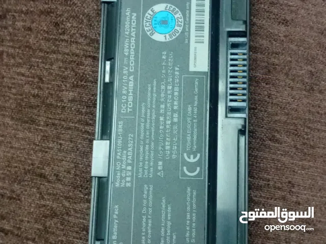 بطاريات نظيفة جدا لابتوب توشيبا بسعر مميز اقرأ الوصف