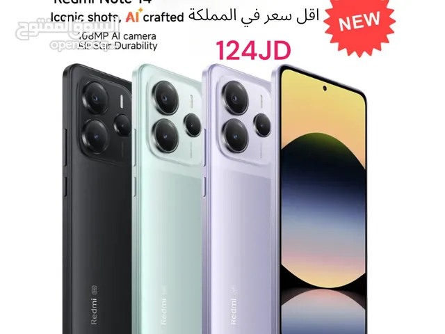Redmi Note 14 الاصدار الاحدث من شاومي ريدمي نوت كفالة وكيل رسمي bci note14 1 4