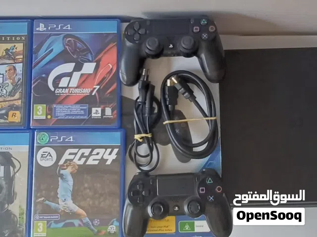 playstation 4 1tb of storage  4 games  2 original controllers
