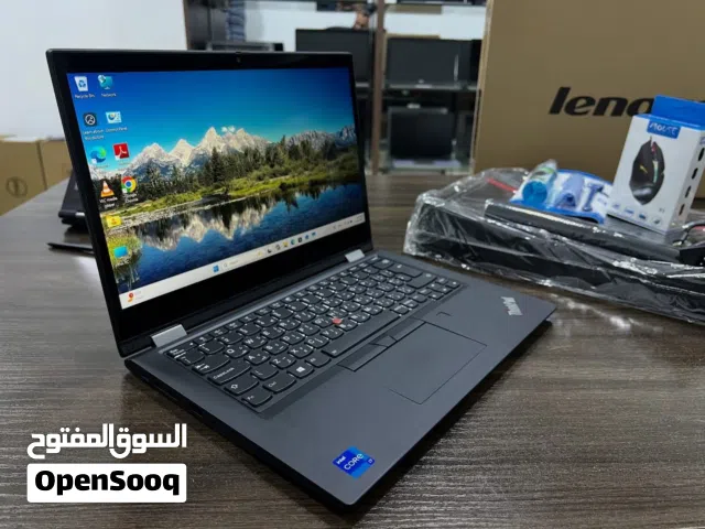 لاب توب لينوفو i7 جيل 11 رام 16 جيجابايت هارديسك 512 SSD مع قلم اصلي