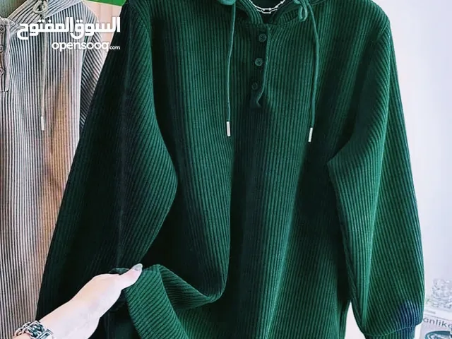 سويتشرت قطيفه مكستره من الداخل معالج ضد الوبره والأنكماش