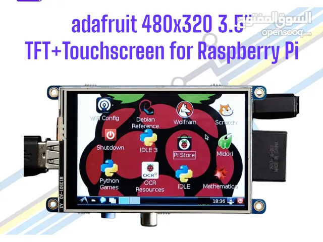 adafruit 480x320 3.5" TFT+Touchscreen for Raspberry Pi
