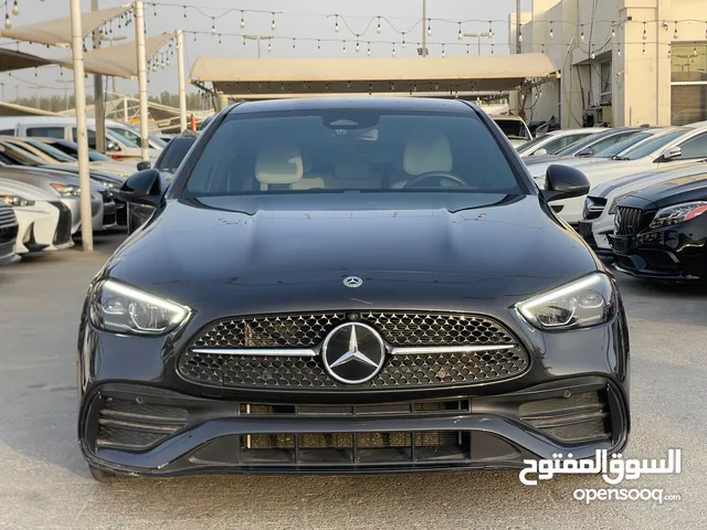 Mercedes C300 2023, American import. Full option, in agency condition, agency paint, 4 cylinder auto
