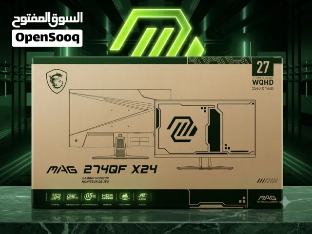 27 MSI monitors for sale  in Misrata