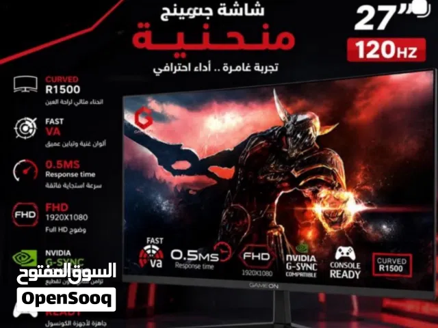 شاشه و هديه(كيبورد و سماعه و ماوس و باد ماوس)