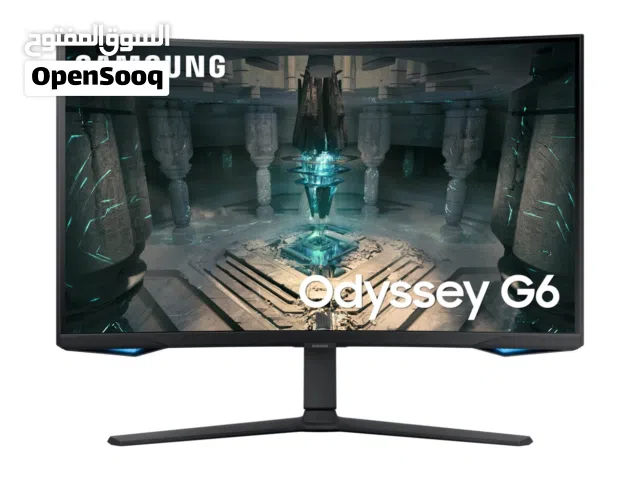 Samsung odyssey G6 32  32   2K  240hz   1ms   Smart tv  VA curve     توصيل موجود   والسعر خاص