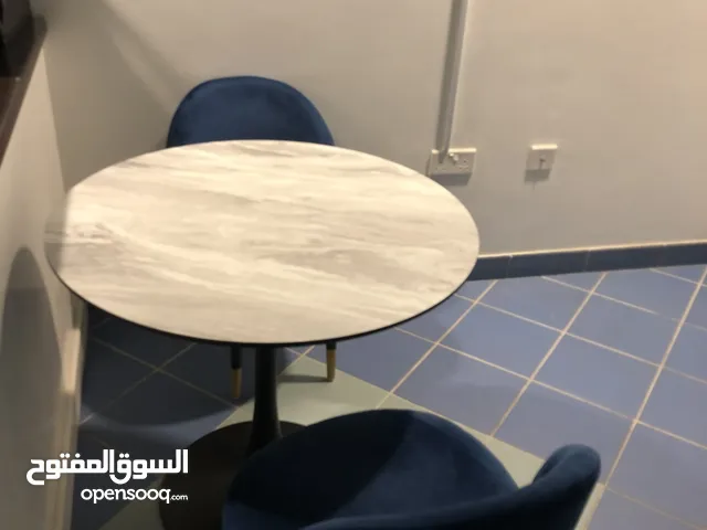 طاولة سانستيلس 90x60 + مغسله حوض واحد