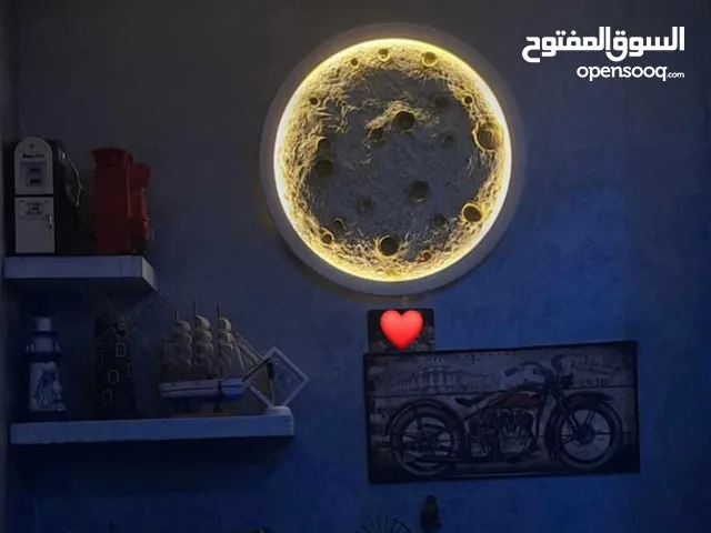 القمر المضيئ مصنوع من مادة الرخام الصناعي المقاومة للكسر القطر 50