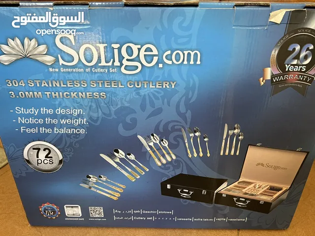 Solige stainless steel cutlery  72 pieces