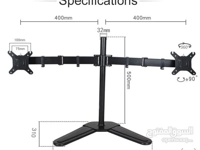 حمالة شاشة ثنائية من 32-13 Desktop Monitor Arm  Stand LCD LED Computer Dual Screen Mount