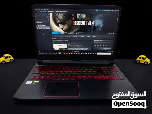 Acer Nitro 5 - i5 جيل عاشر H - كرت 1650Ti -  حاسبه نظافة فول لابتوب