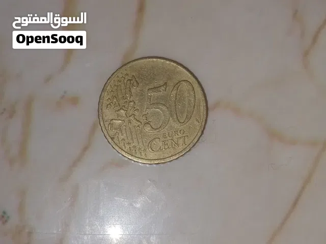 دينار اردني 1998 نضيف و 50 euro cent 2002  الي بحب يشتريهم يتواصل معي