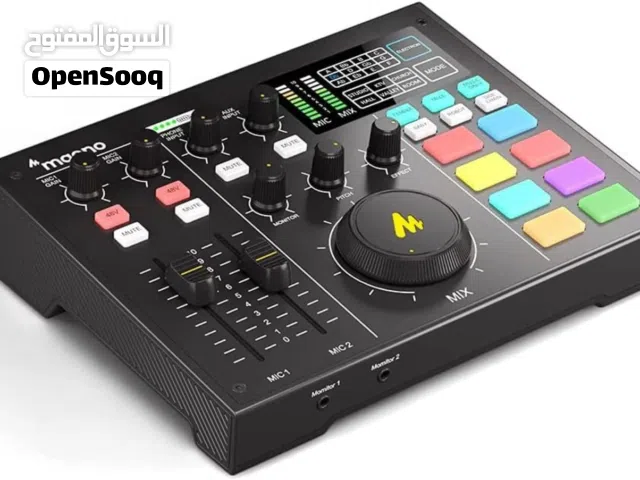 مكسر صوت للبودكاست Maonocaster AU-AM100 All-In-One Podcast Production Studio ..