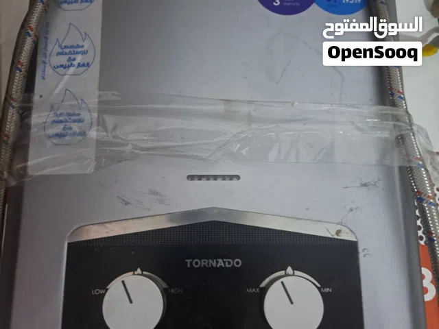 سخان مياه غاز 6 لتر تورنيدو  سليفر في الضمان استعمال 3 شهور