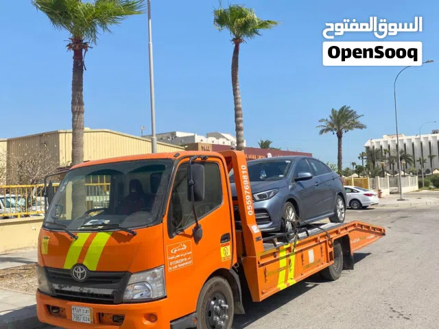 Al Ajmi transportations Towing service Jubail workshop and Maintenance سطحة الجبيل النقل سيارات داخل