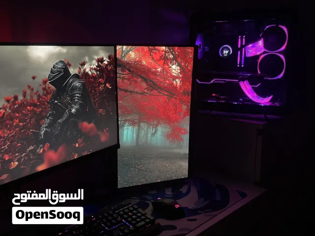 PC Gaming i9-10900K + RTX 3070 Ti مع شاشتين + كيبورد + ماوس - 400 د.ك.
