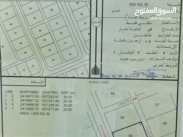 Residential Land for Sale in Al Sharqiya Sinaw
