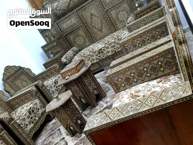 #شرقيات_الرضا يا جبار يارب للبيع طقم دمشقي موزاييك وصدف ملكي شغل يدوي بل كامل قديم عمرو 50سنة وأكتر